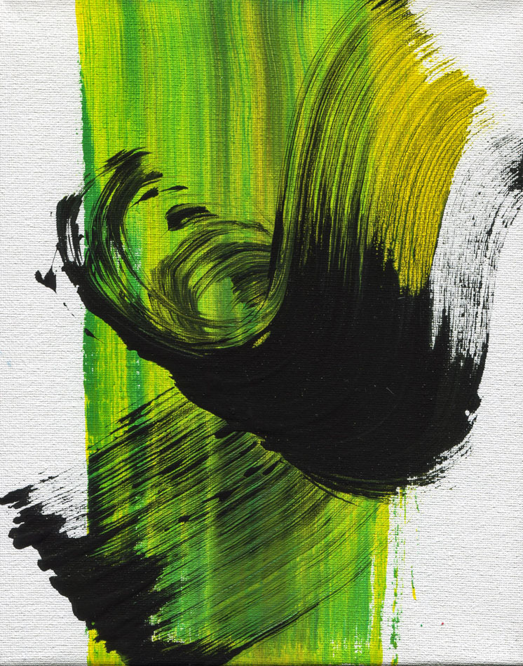 Day 100 of 365 — abstract grief painting