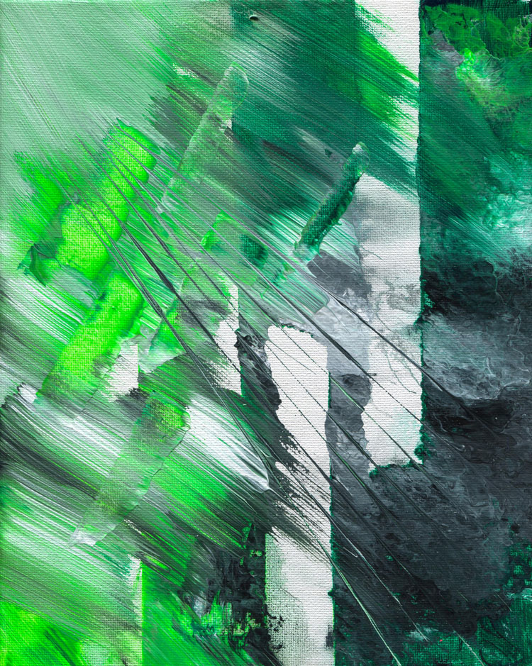 Day 101 of 365 — abstract grief painting