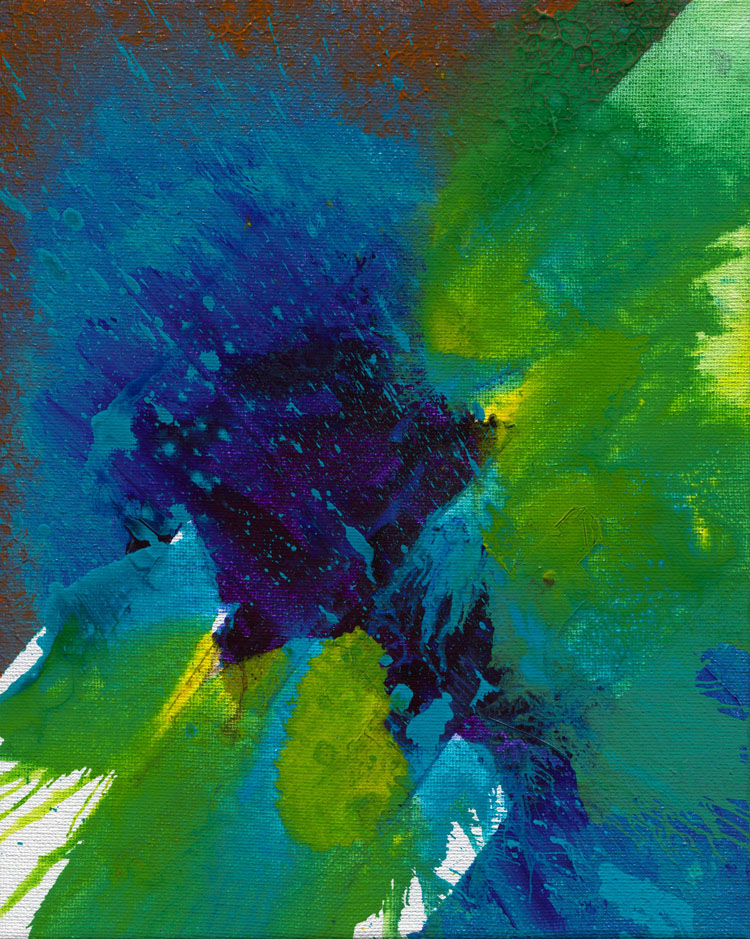 Day 104 of 365 — abstract grief painting