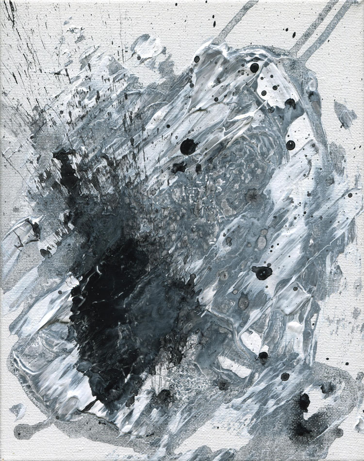 Day 107 of 365 — abstract grief painting