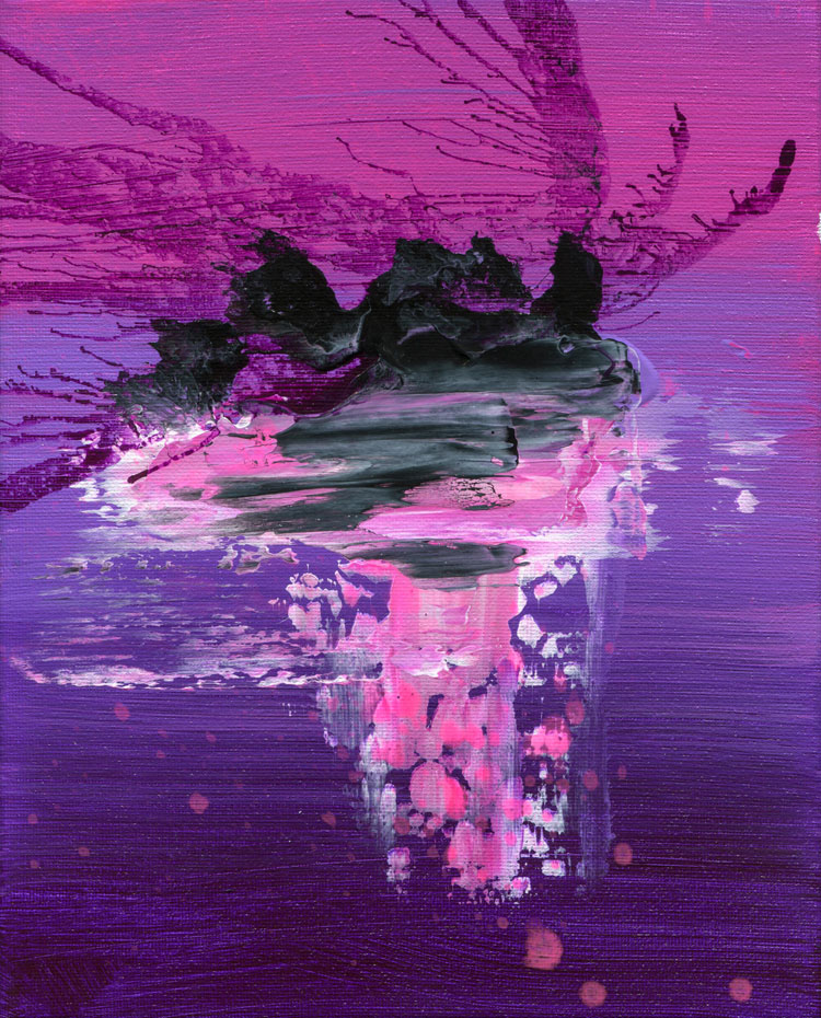 Day 108 of 365 — abstract grief painting