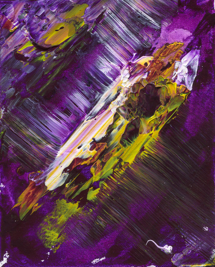 Day 109 of 365 — abstract grief painting