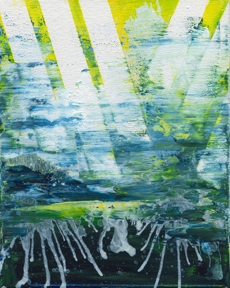 Day 111 of 365 — abstract grief painting