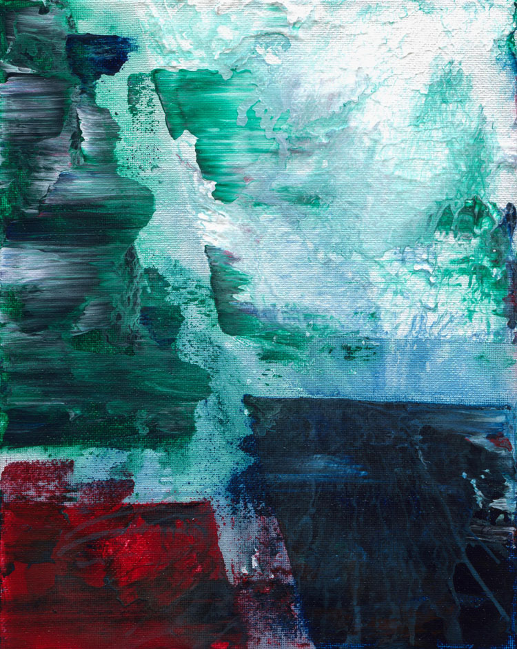 Day 112 of 365 — abstract grief painting