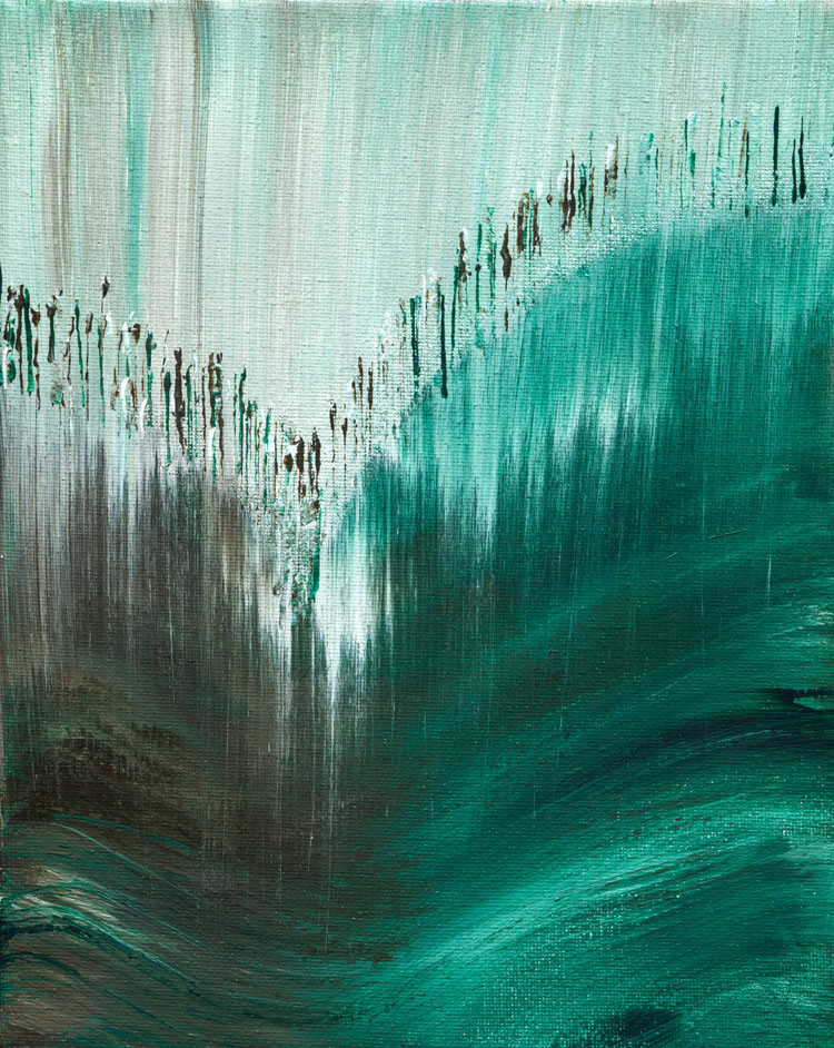 Day 113 of 365 — abstract grief painting