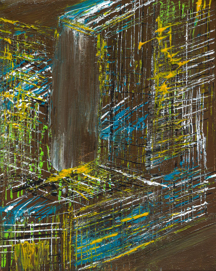 Day 115 of 365 — abstract grief painting