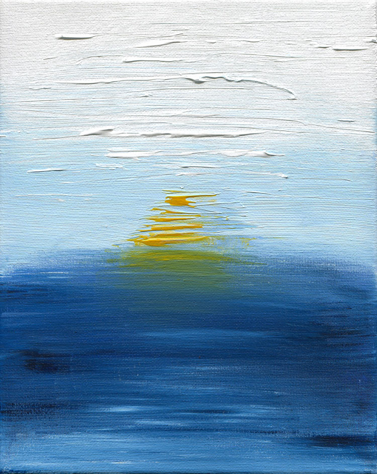 Day 117 of 365 — abstract grief painting