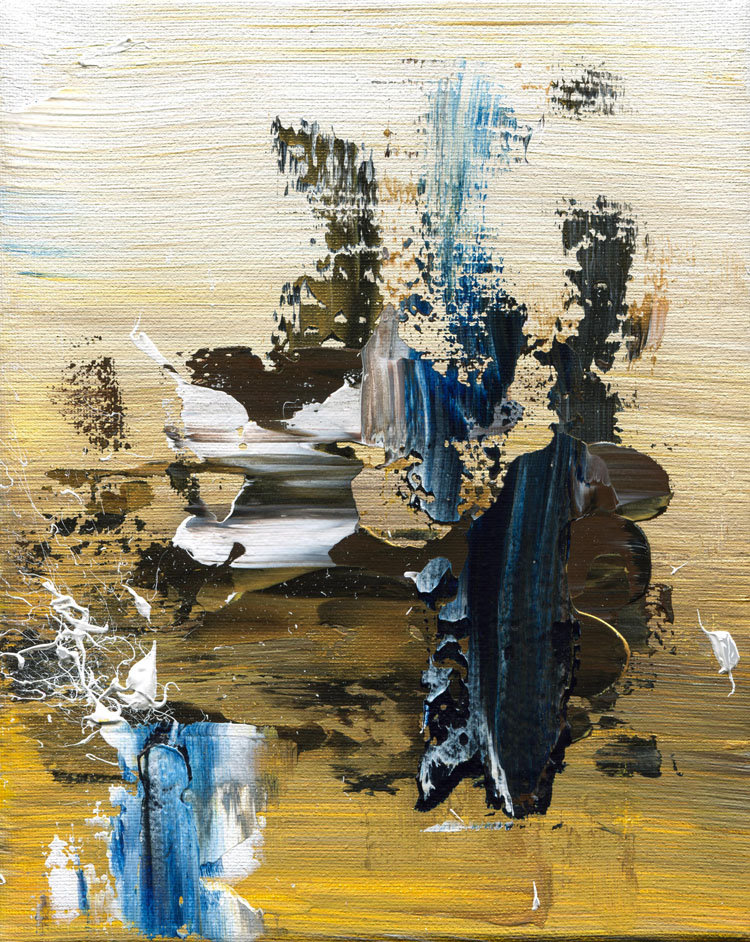 Day 118 of 365 — abstract grief painting