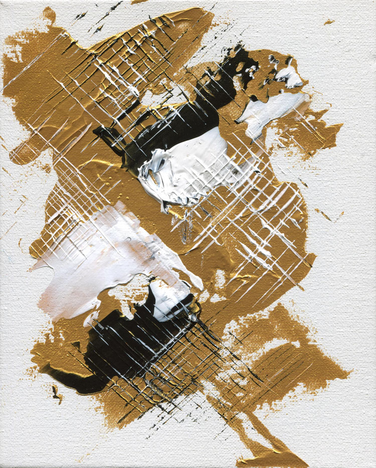 Day 119 of 365 — abstract grief painting