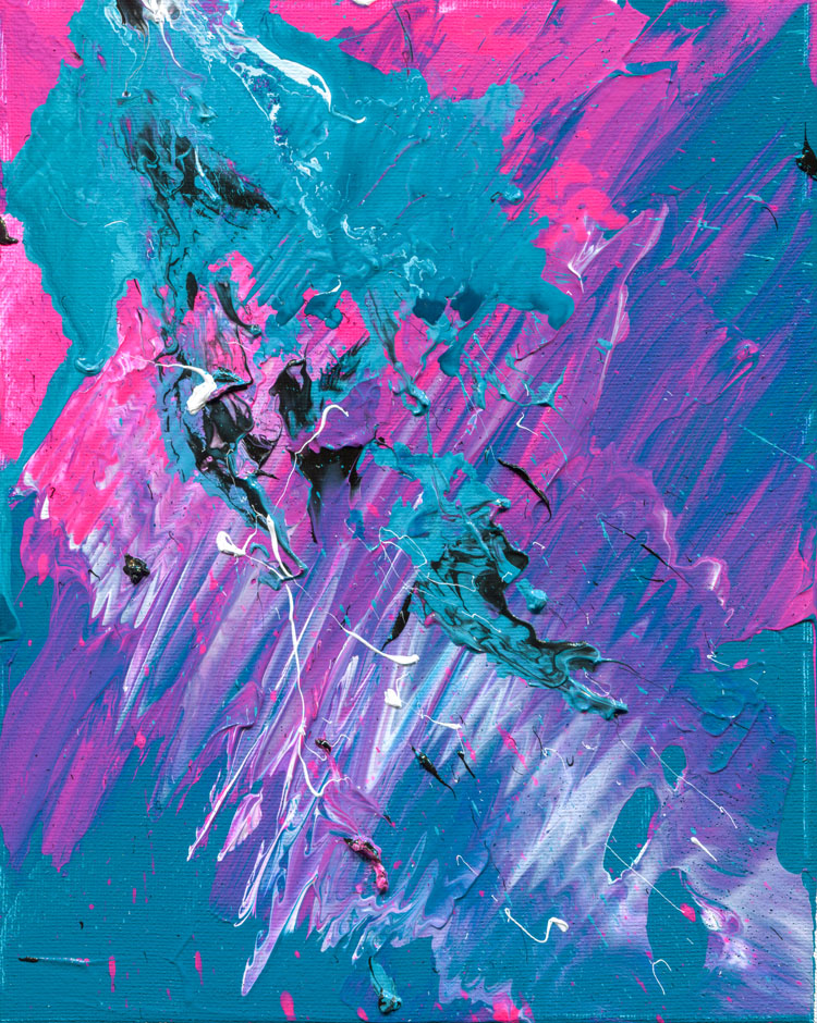 Day 122 of 365 — abstract grief painting