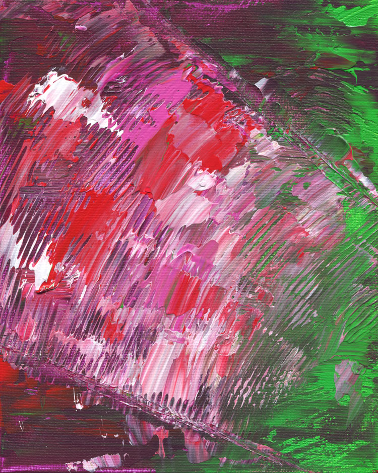 Day 123 of 365 — abstract grief painting