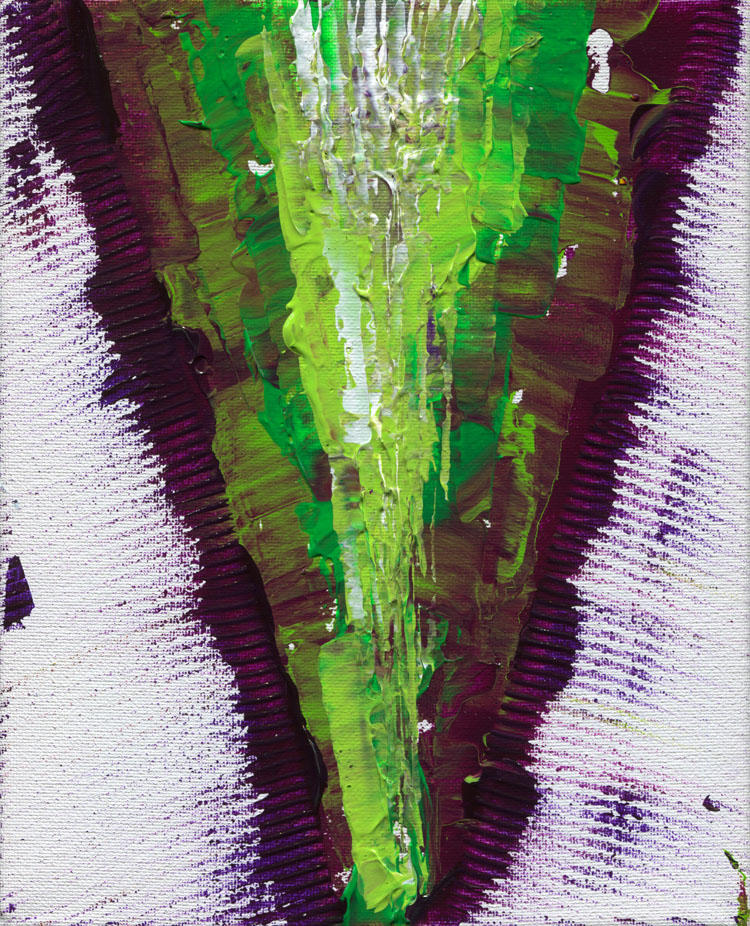 Day 124 of 365 — abstract grief painting