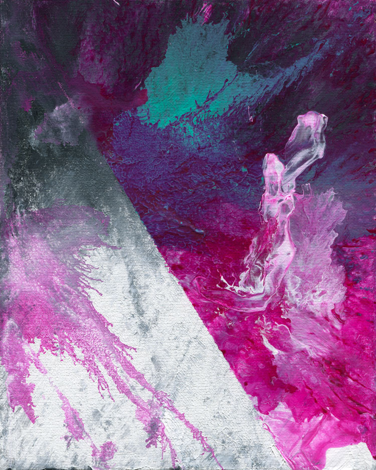 Day 125 of 365 — abstract grief painting