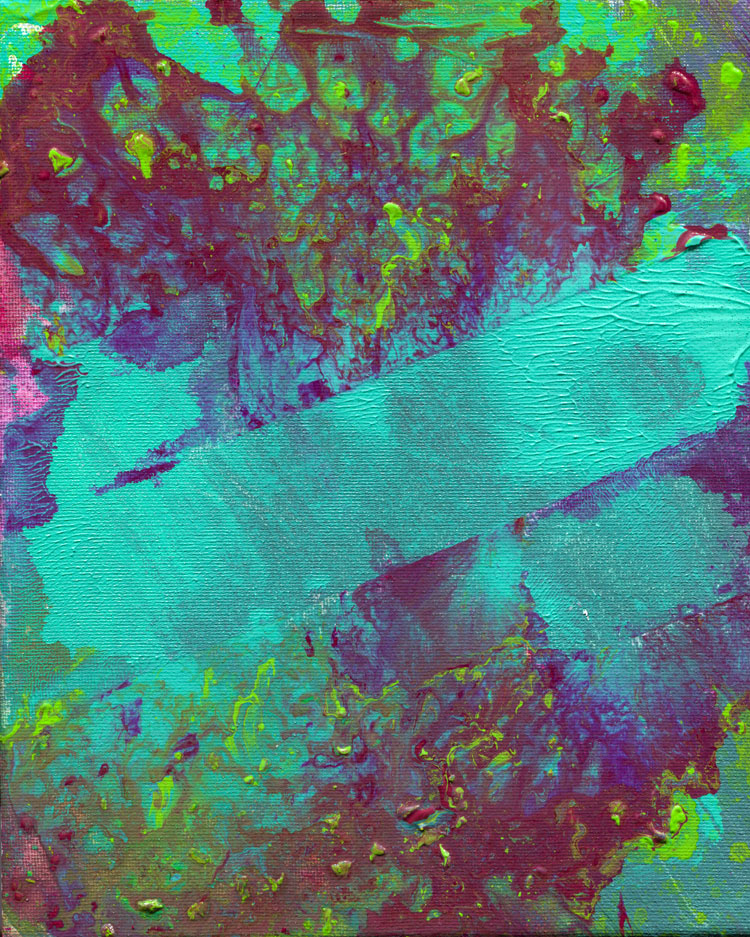 Day 126 of 365 — abstract grief painting