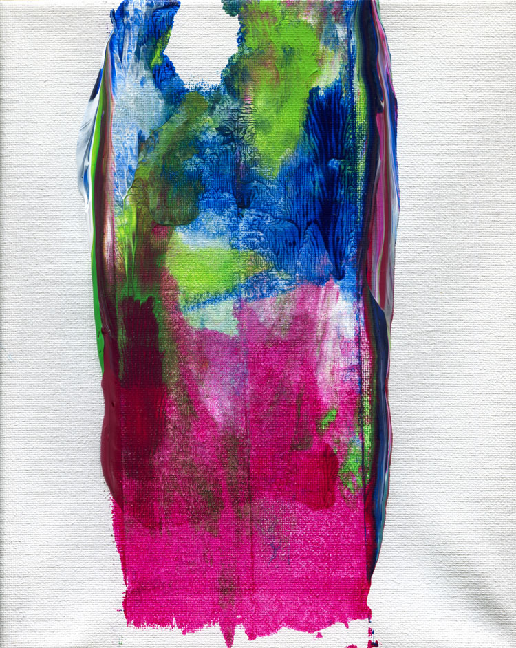 Day 129 of 365 — abstract grief painting