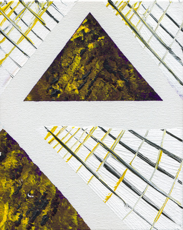 Day 131 of 365 — abstract grief painting