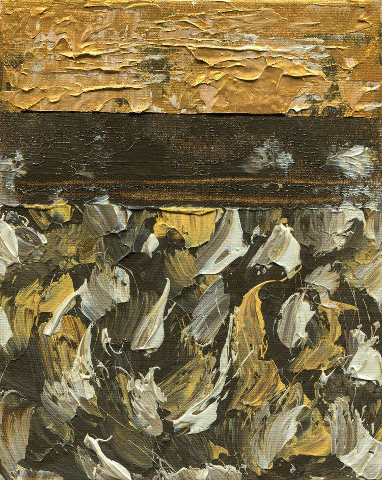 Day 134 of 365 — abstract grief painting