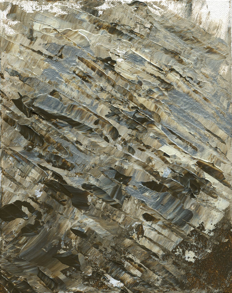 Day 135 of 365 — abstract grief painting