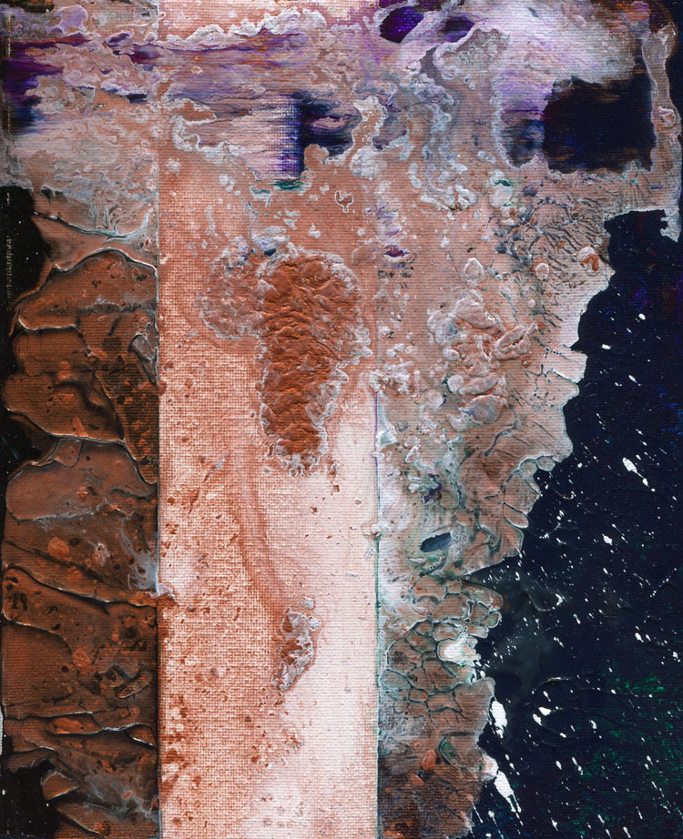 Day 141 of 365 — abstract grief painting