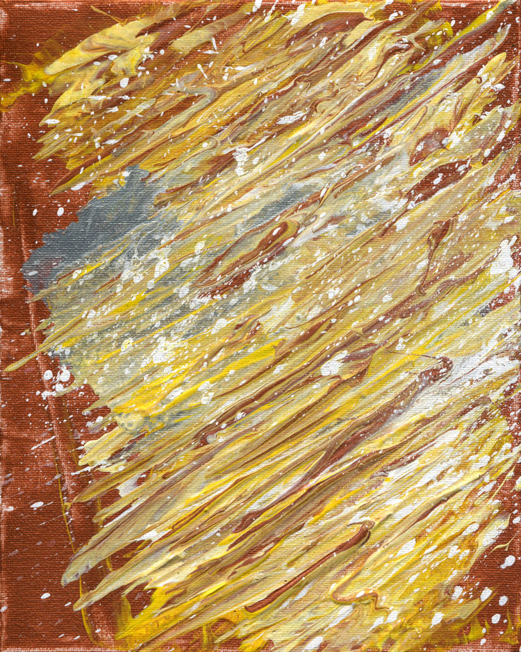 Day 142 of 365 — abstract grief painting