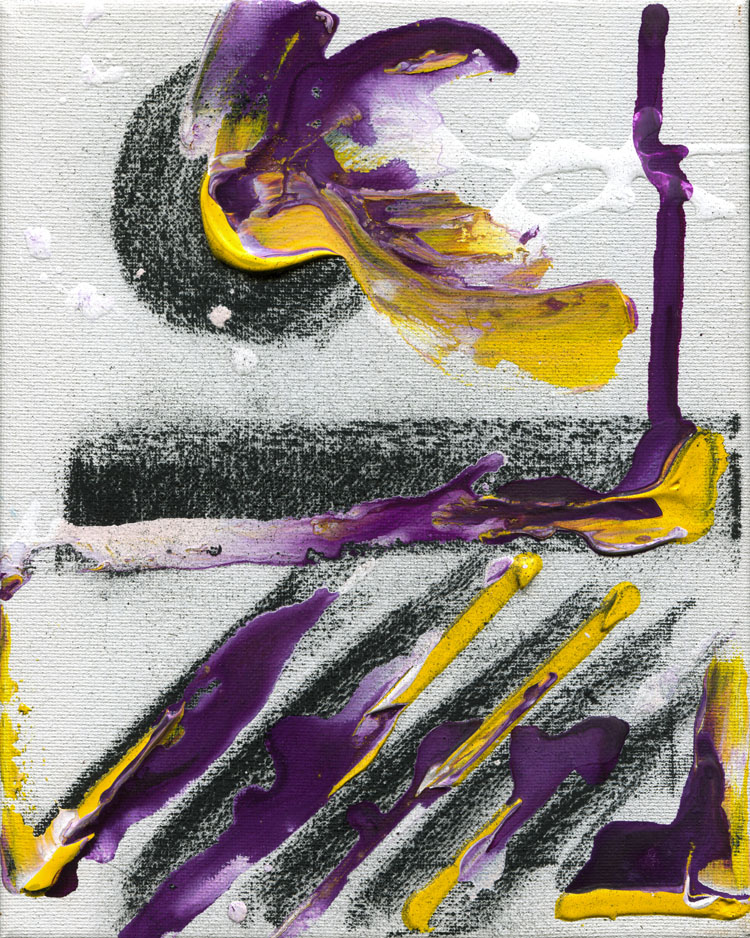 Day 143 of 365 — abstract grief painting