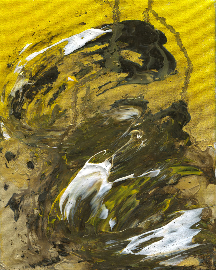 Day 145 of 365 — abstract grief painting