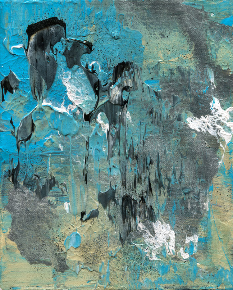 Day 147 of 365 — abstract grief painting