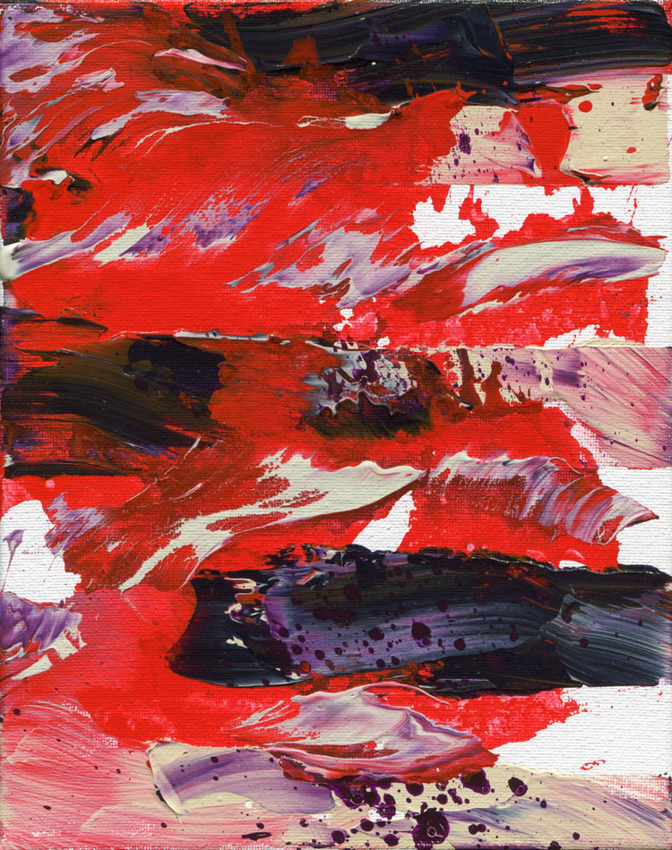 Day 148 of 365 — abstract grief painting