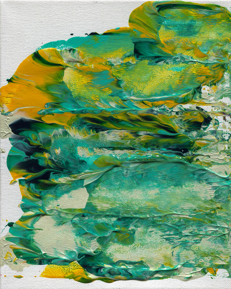 Day 150 of 365 — abstract grief painting from The Art of Grieving project