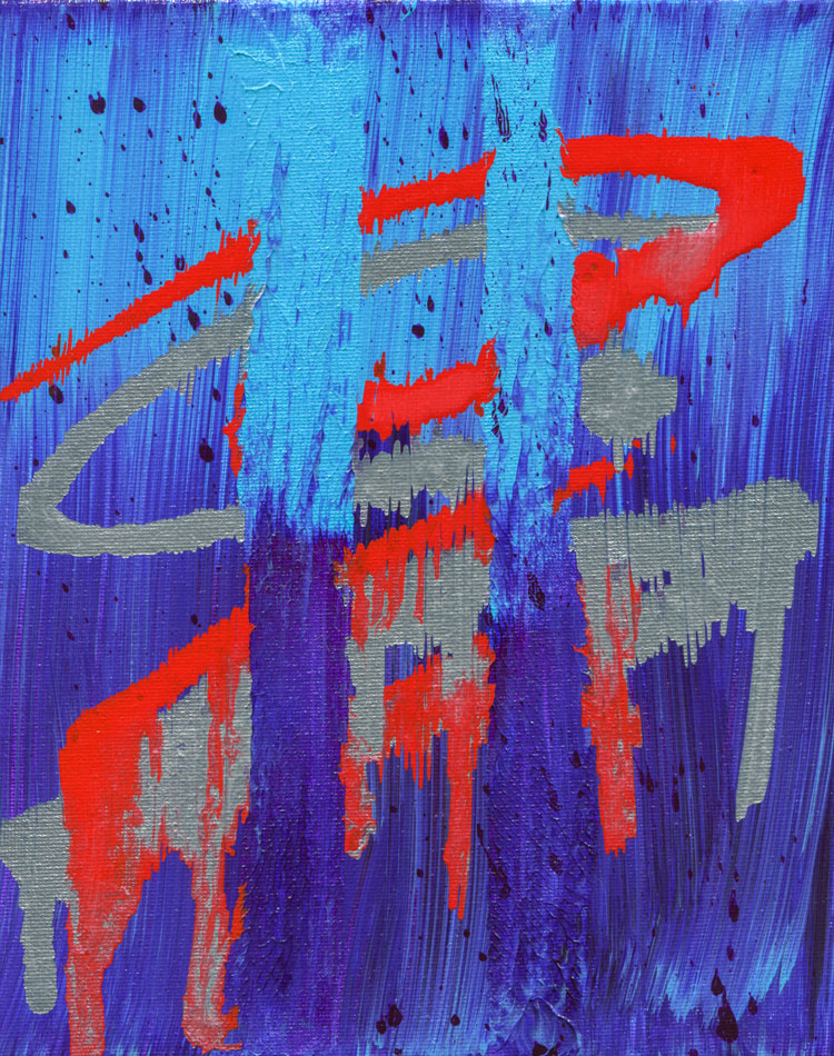 Day 152 of 365 — abstract grief painting