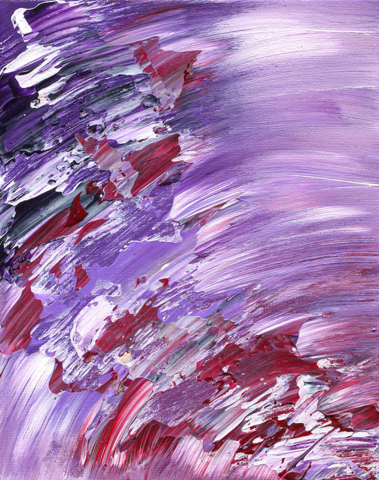 Day 153 of 365 — abstract grief painting