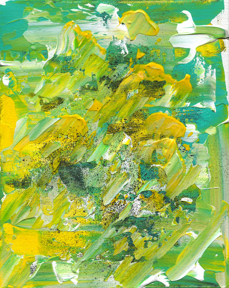 Day 154 of 365 — abstract grief painting