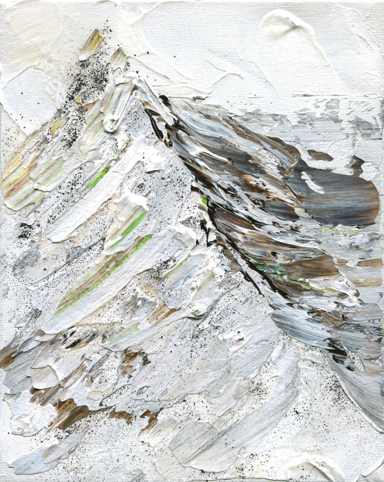 Day 155 of 365 — abstract grief painting