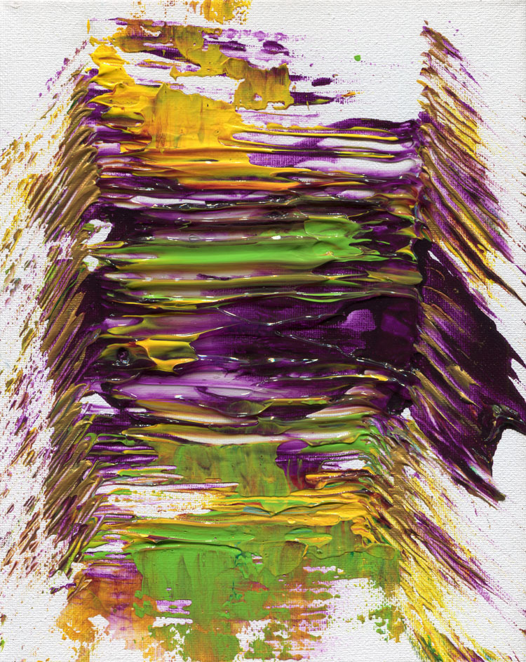 Day 162 of 365 — abstract grief painting