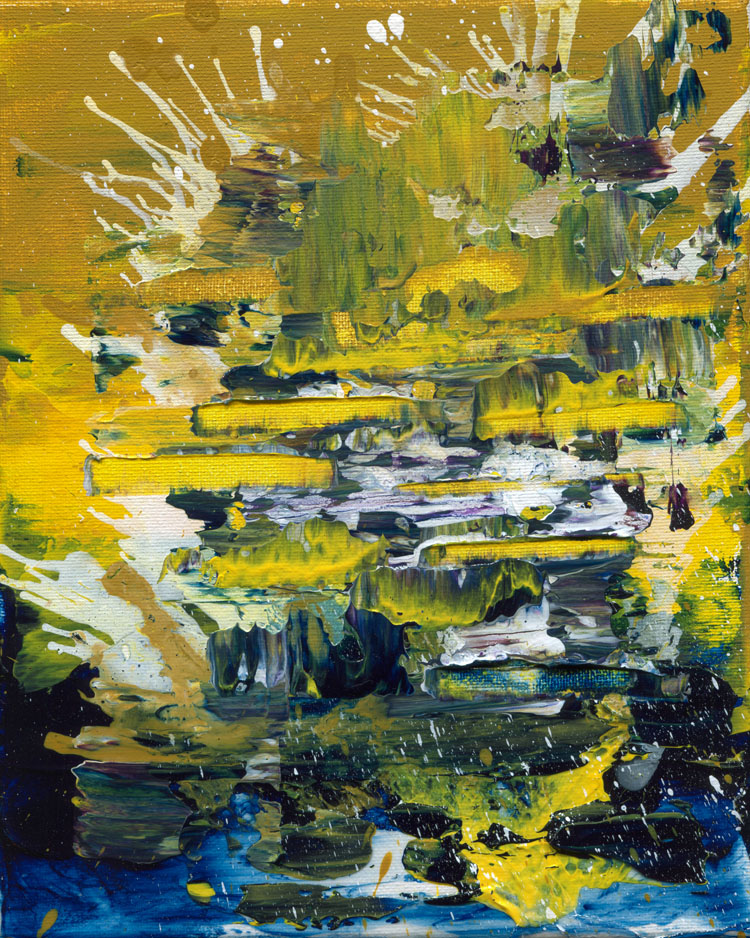 Day 163 of 365 — abstract grief painting