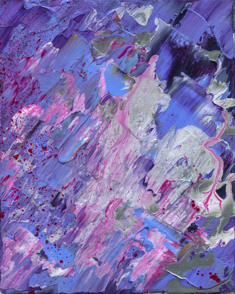 Day 164 of 365 — abstract grief painting