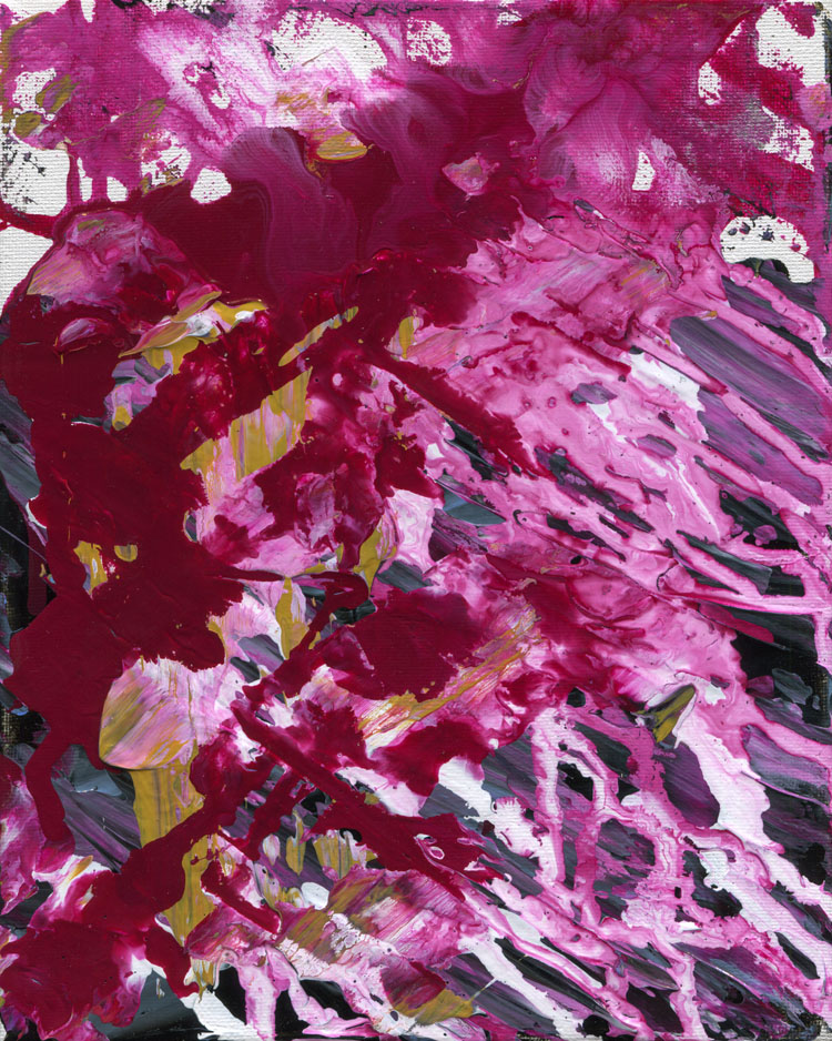 Day 166 of 365 — abstract grief painting