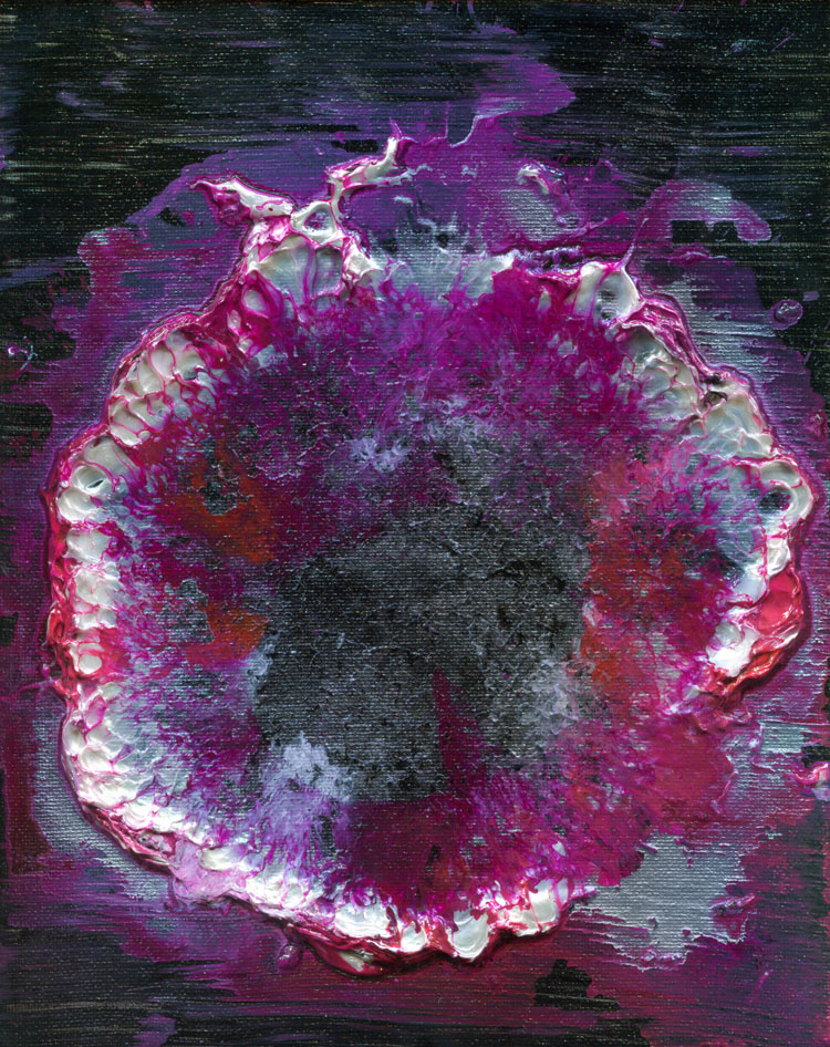 Day 167 of 365 — abstract grief painting