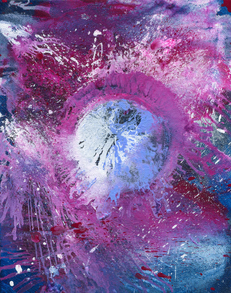 Day 171 of 365 — abstract grief painting