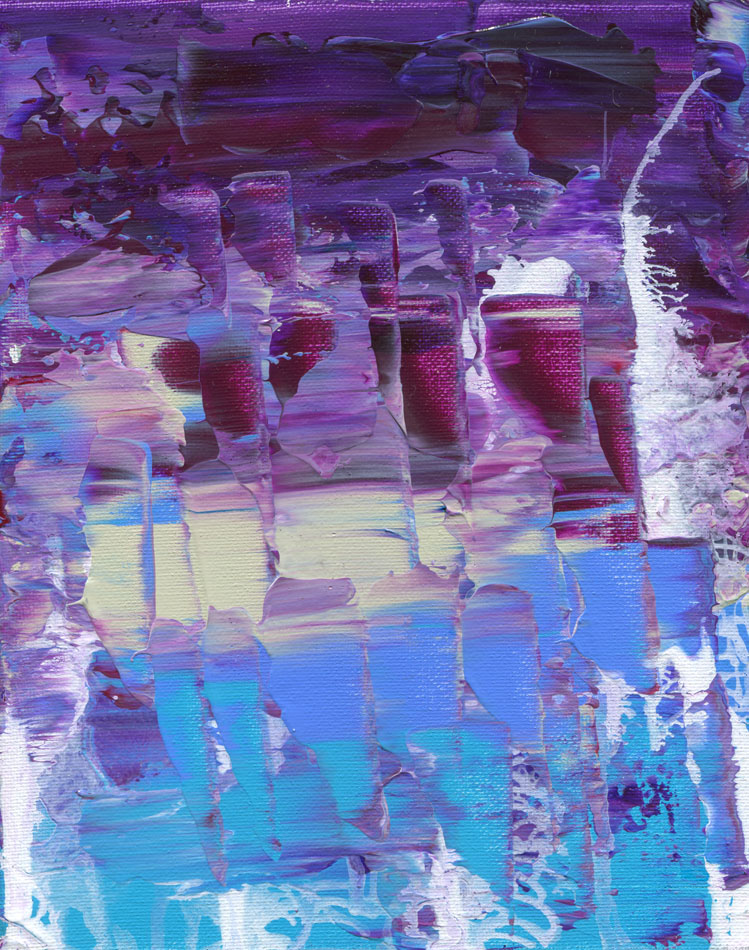 Day 172 of 365 — abstract grief painting