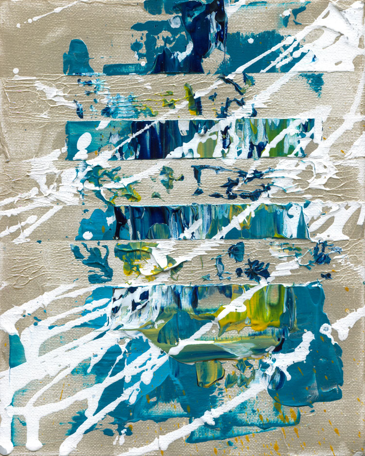 Day 175 of 365 — abstract grief painting