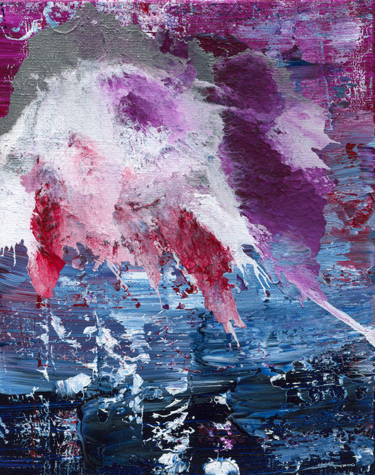 Day 178 of 365 — abstract grief painting