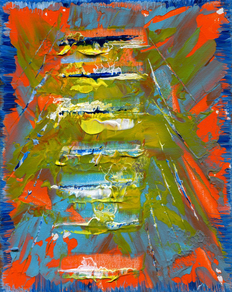 Day 17 of 365 — abstract grief painting