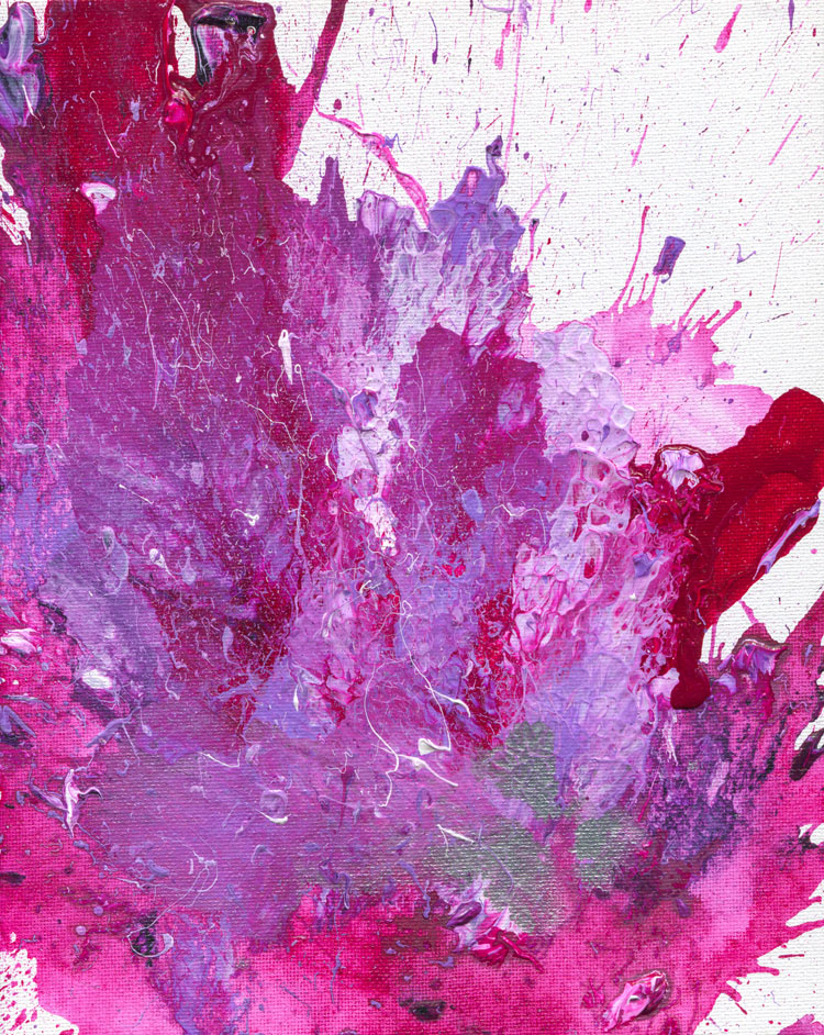 Day 181 of 365 — abstract grief painting