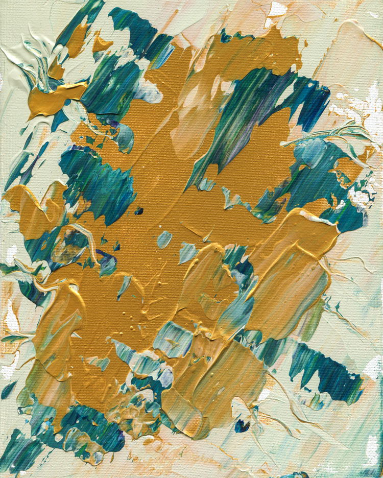 Day 182 of 365 — abstract grief painting