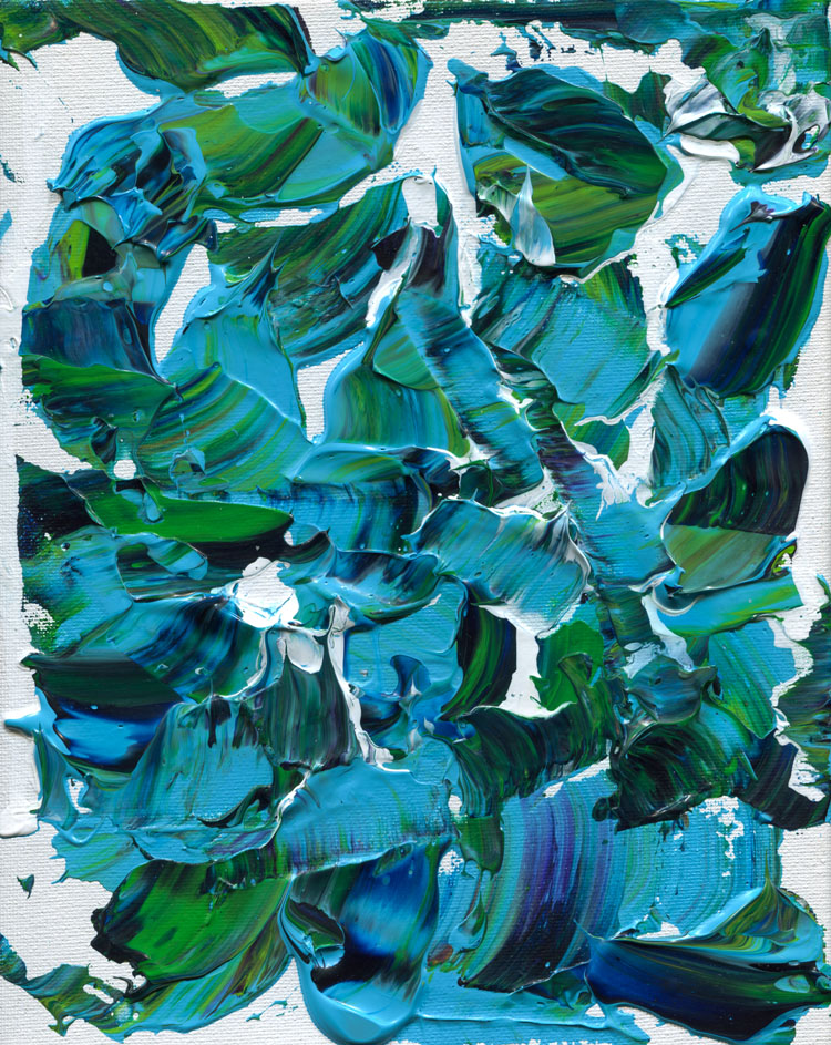 Day 183 of 365 — abstract grief painting