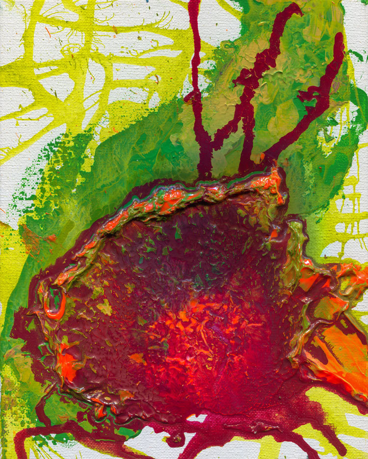 Day 184 of 365 — abstract grief painting