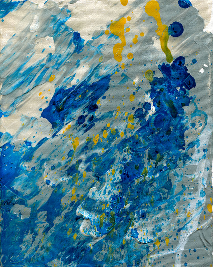 Day 186 of 365 — abstract grief painting