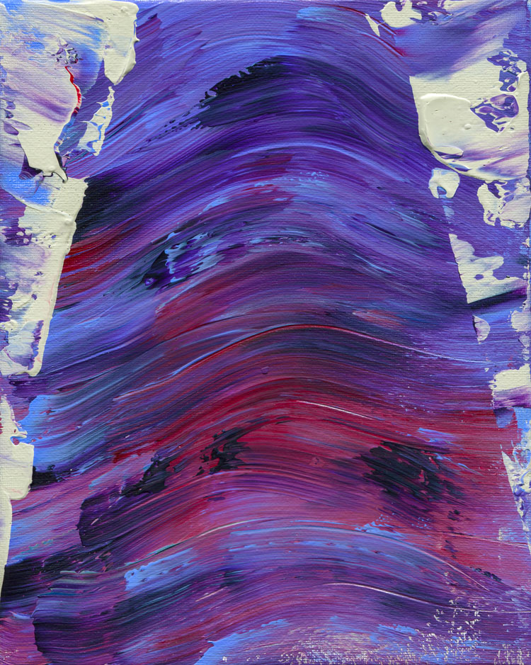 Day 187 of 365 — abstract grief painting