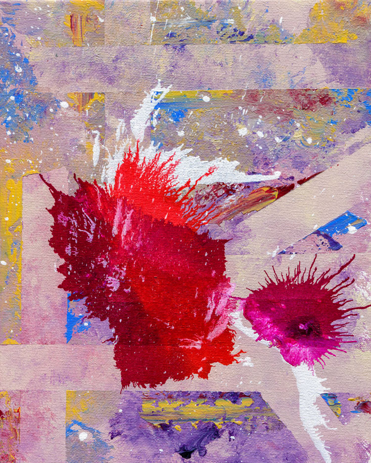 Day 188 of 365 — abstract grief painting